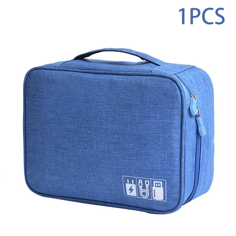 Flexivo Travel Cable Storage Bag – Waterproof Oxford Organizer