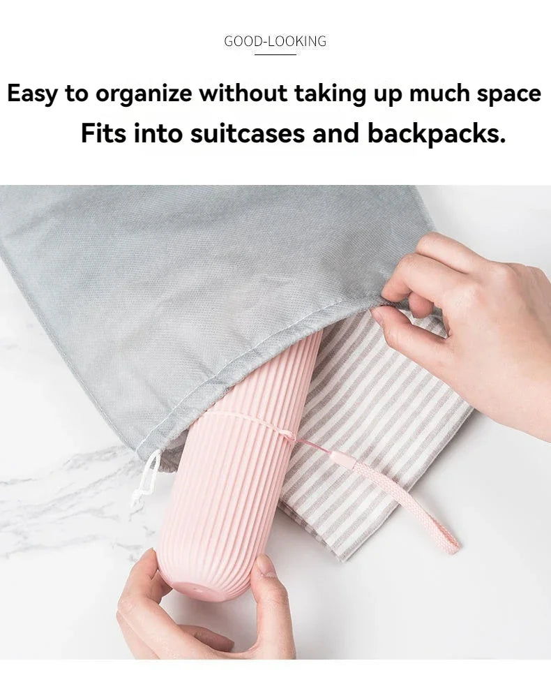 Portable Toothbrush & Toothpaste Travel Case