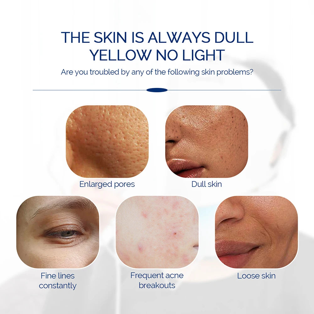 7-Color LED Light Therapy Face Mask - Silicone Skin Care Beauty Device for Home Use