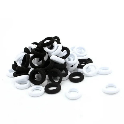 Nylon Mini Elastic Hair Ties, Assorted Packs