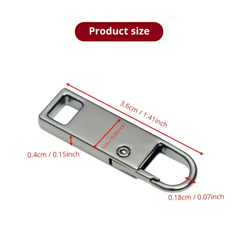 Detachable Replacement Zipper Pulls, 4 or 8 Pack