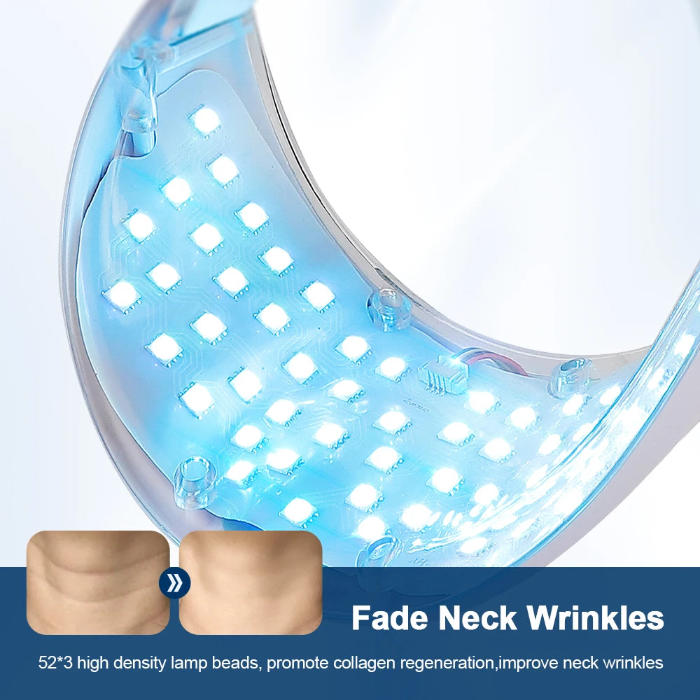 LED Neck Beauty Mask — 7-Color Photon Therapy for Anti-Wrinkle & Skin Tightening - Flexivo