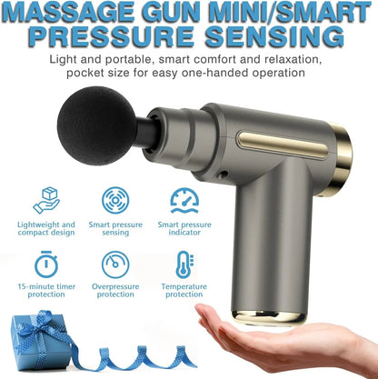 Mini Handheld Percussion Massage Gun – Deep Tissue Muscle Massager