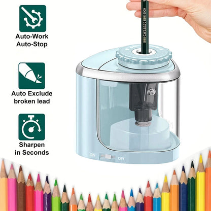 Automatic Electric Pencil Sharpener for 6–8 mm Pencils