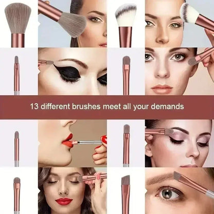 13-Piece Makeup Brush Set