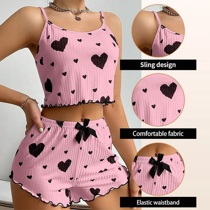 Women's Cami and Shorts Pajama Set
