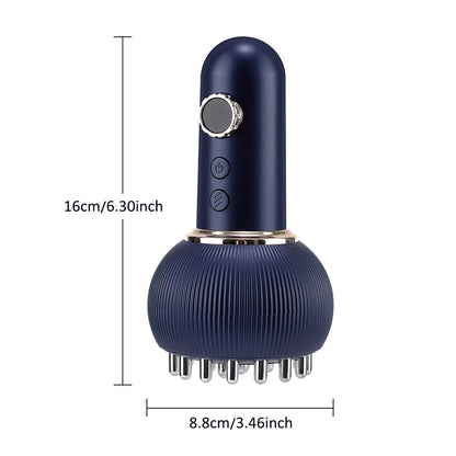 Electric Meridian Massage Brush with Red Light Therapy, Microcurrent & Lymphatic Drainage Guasha Tool - Flexivo
