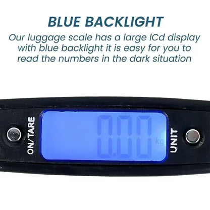 Digital Luggage Scale - 110lb Portable Travel Weight Scale with Backlight Display