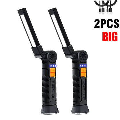 USB Rechargeable Magnetic LED Work Light