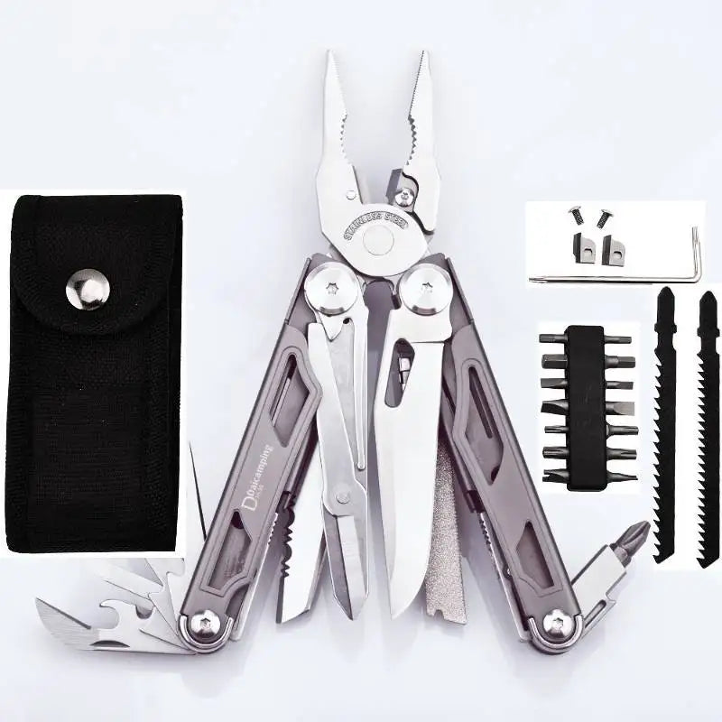 DL30 Multi-Tool Pliers - Premium EDC Survival Gear with Replaceable Parts