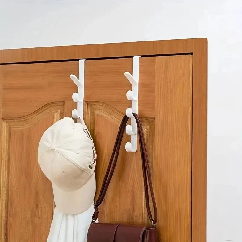 Over-the-Door 5-Hook Clothes & Bag Hanger