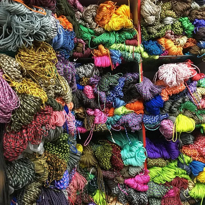 7-Strand Polyester Paracord, 0.16 in Diameter