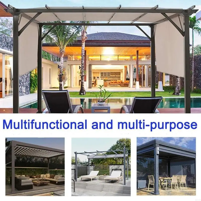 Universal Gazebo Replacement Canopy – Waterproof 190T Polyester, 520x200cm
