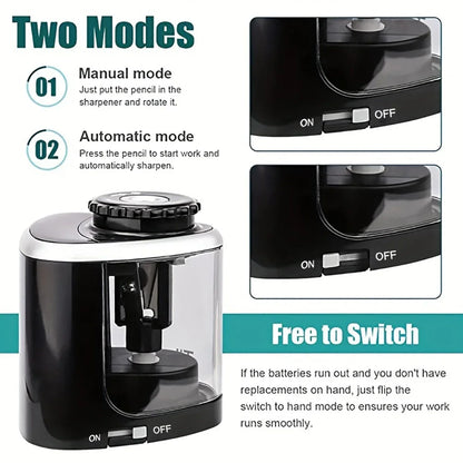 Automatic Electric Pencil Sharpener for 6–8 mm Pencils