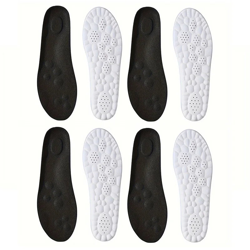 Latex Sport Insoles with Arch Support, Breathable & Deodorizing