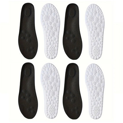 Latex Sport Insoles with Arch Support, Breathable & Deodorizing