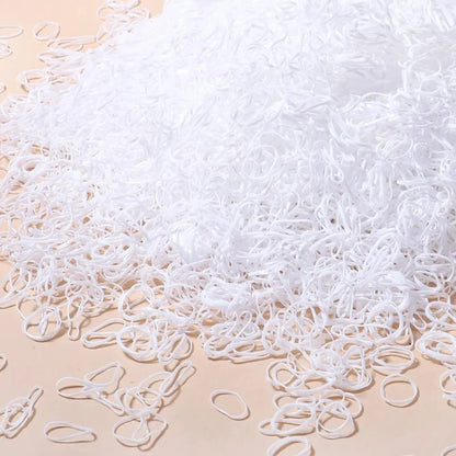 Mini Rubber Hair Ties, 500–2,000 Pack