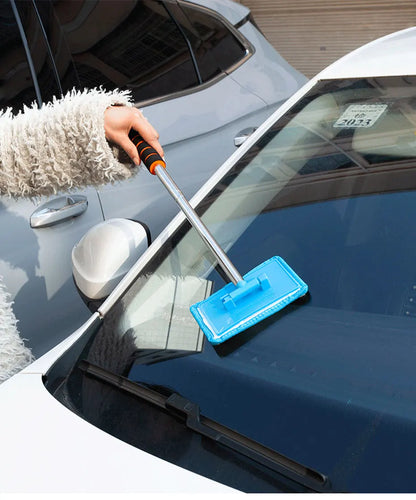 Retractable Car Windshield Cleaning Brush with Telescopic Handle