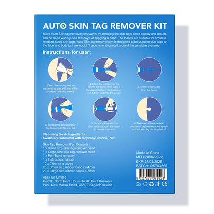 2 IN 1 Auto Micro Skin Tag Remover Device Standard And Micro Skin Tag Removal Kit Adult Mole Wart Remover Face Care Beauty Tools