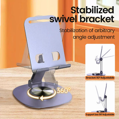 Rotating Aluminum Desktop Phone Stand