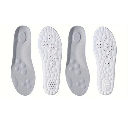 Latex Sport Insoles with Arch Support, Breathable & Deodorizing