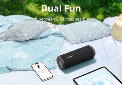 Tronsmart T8 40W Portable Bluetooth Speaker - Waterproof IPX7, Deep Bass SoundPulse, App Control for Outdoor & Camping