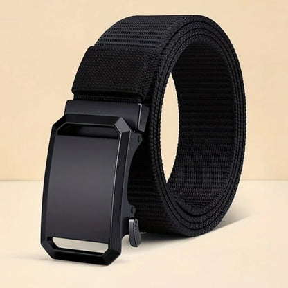 Automatic Buckle Canvas Tactical Belt for Men