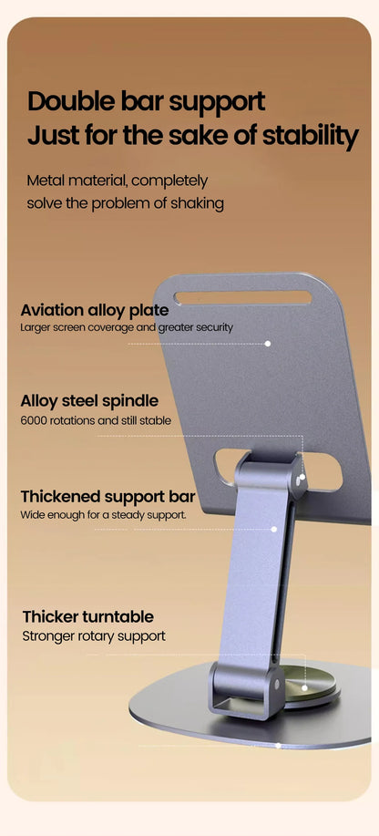 Rotating Aluminum Desktop Phone Stand