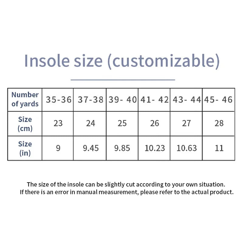Trim-to-Fit EVA Foam Sport Insoles