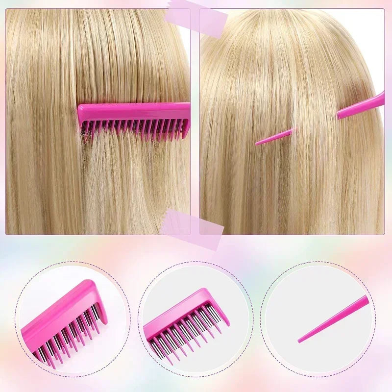 Professional Hair Styling Comb Set for Teasing, Braiding, and Expert Styling - Flexivo