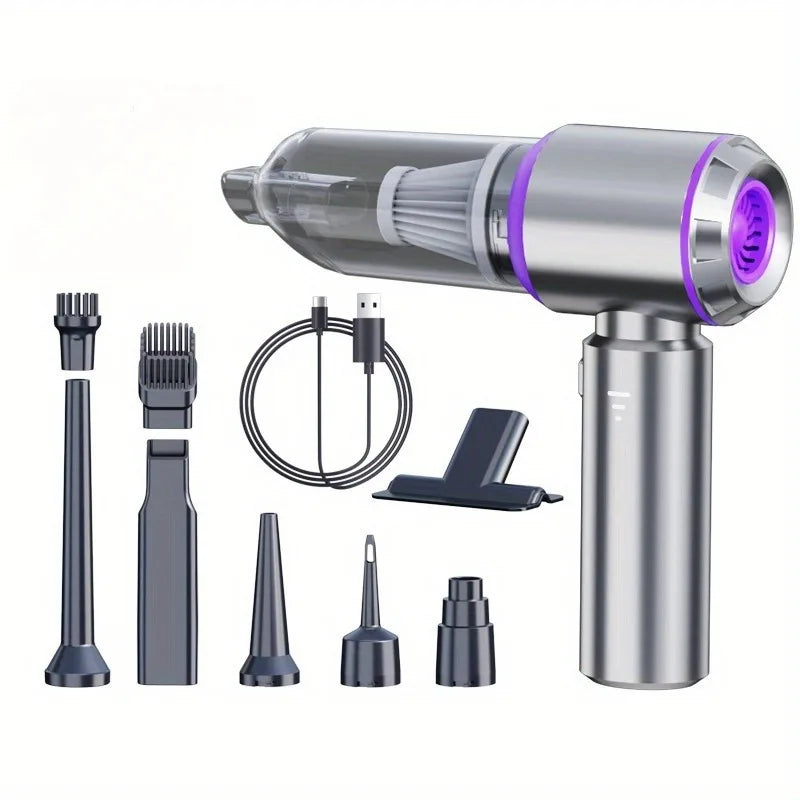 30000Pa Cordless Handheld Vacuum Cleaner - Brushless Motor, 4-in-1 Portable Car & Home Vacuum