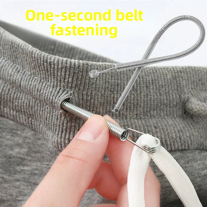 Bendable Spring Drawstring Threader Tool — Elastic Band & Cord Guide for Sewing