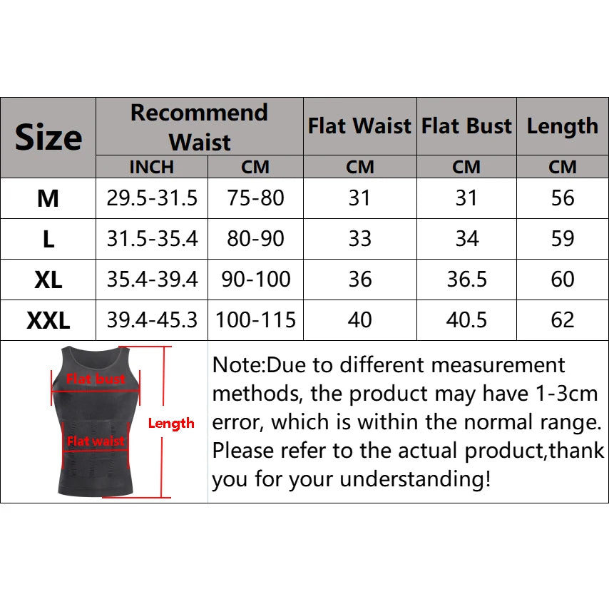 Men’s Compression Shapewear Tank Top
