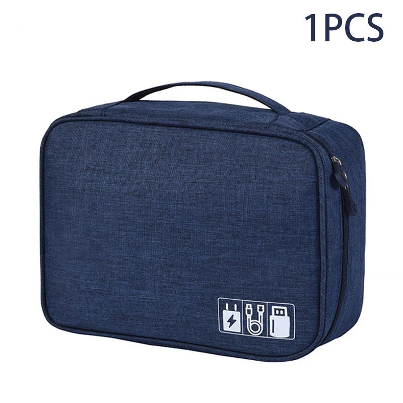 Flexivo Travel Cable Storage Bag – Waterproof Oxford Organizer