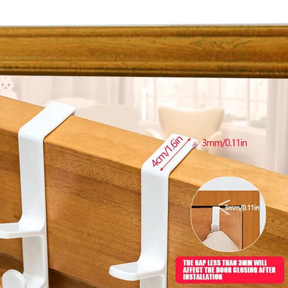 Over-the-Door 5-Hook Clothes & Bag Hanger