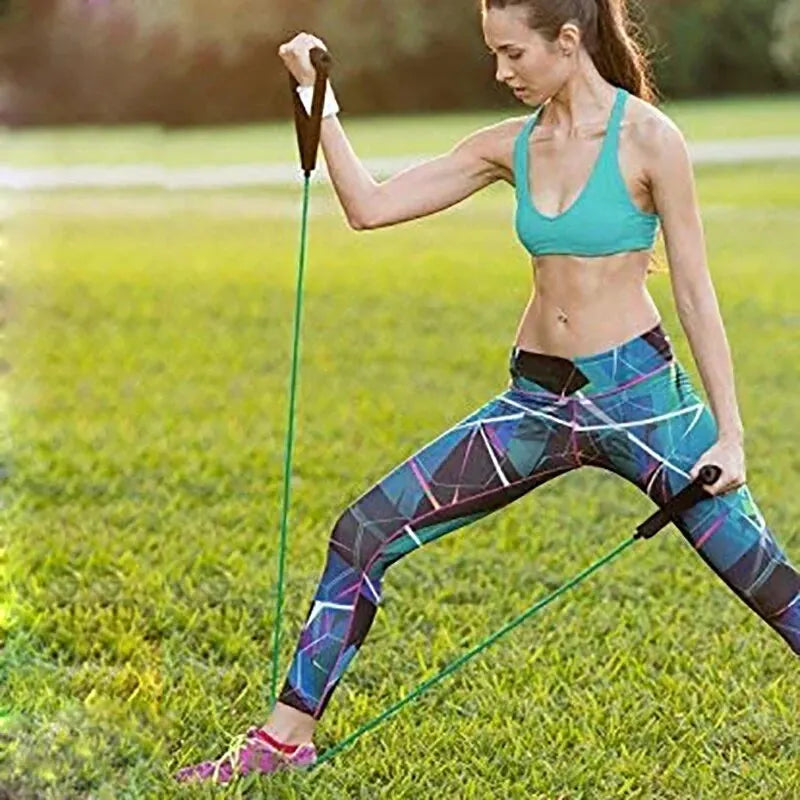 Resistance Bands with Handles, 10–30 lbs