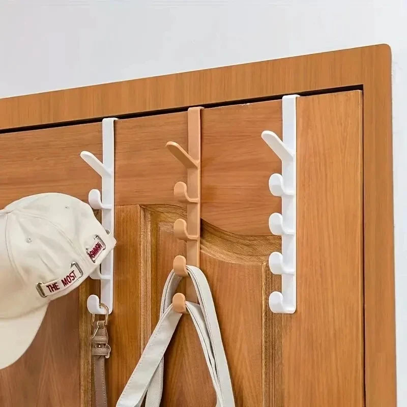Over-the-Door 5-Hook Clothes & Bag Hanger