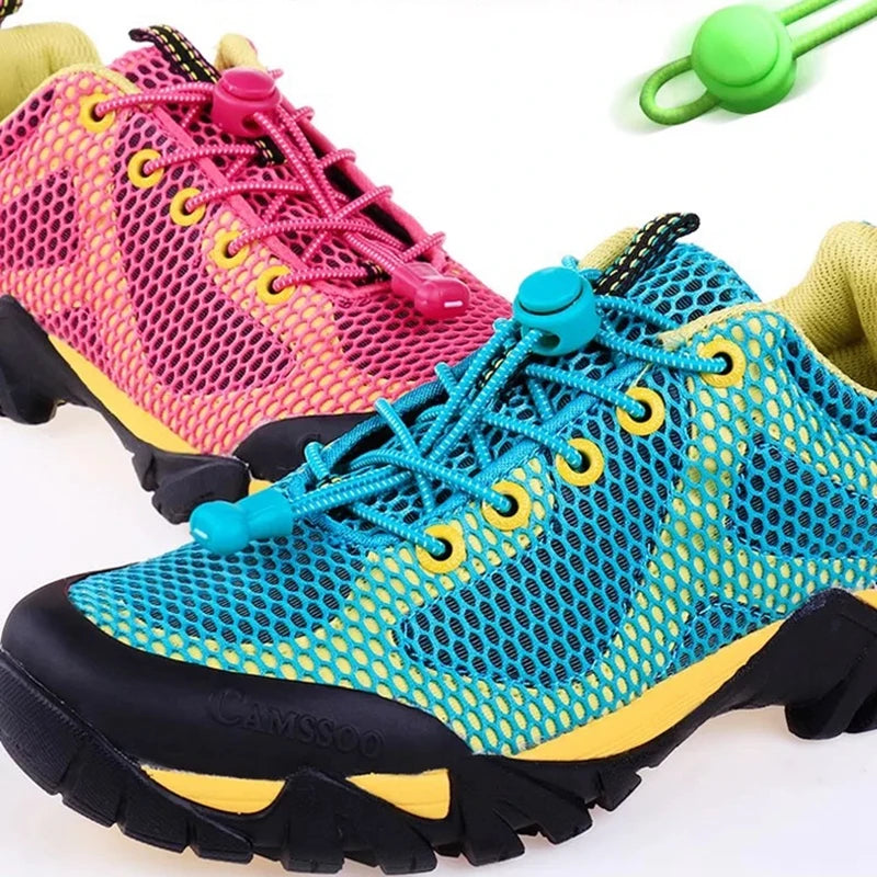 No-Tie Elastic Shoelaces with Quick Lock