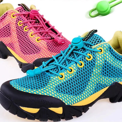 No-Tie Elastic Shoelaces with Quick Lock