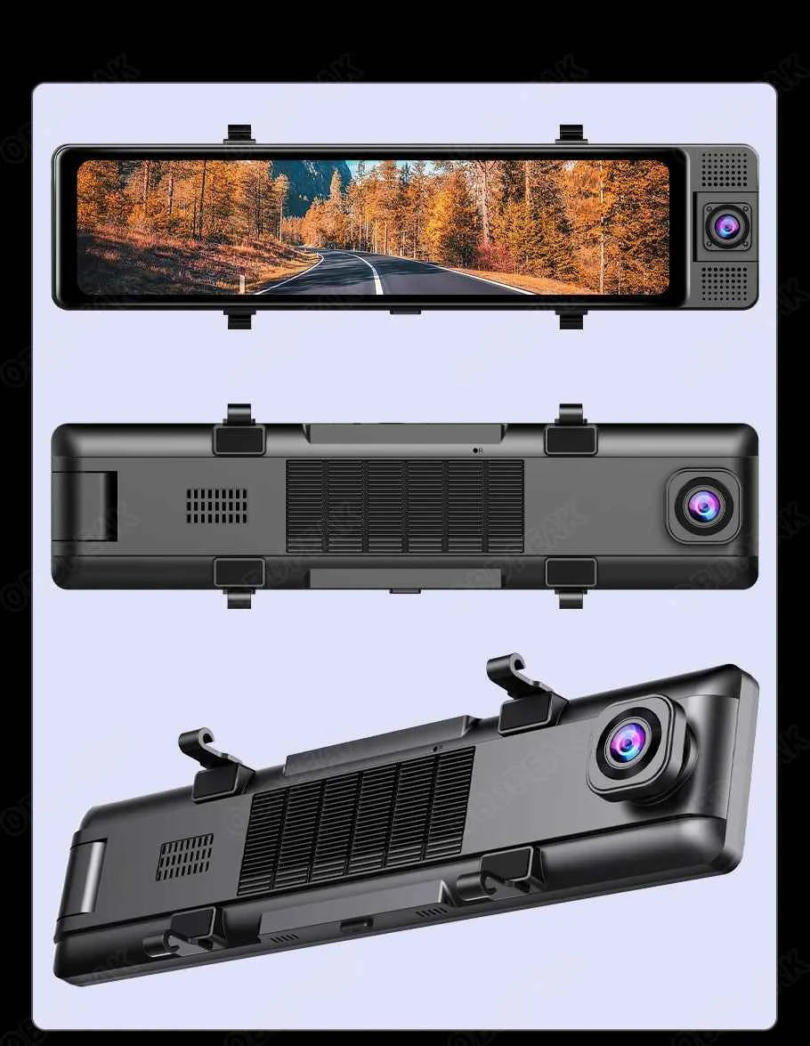H330 3-Channel 4K Dash Cam with WiFi, GPS, and Night Vision - Flexivo