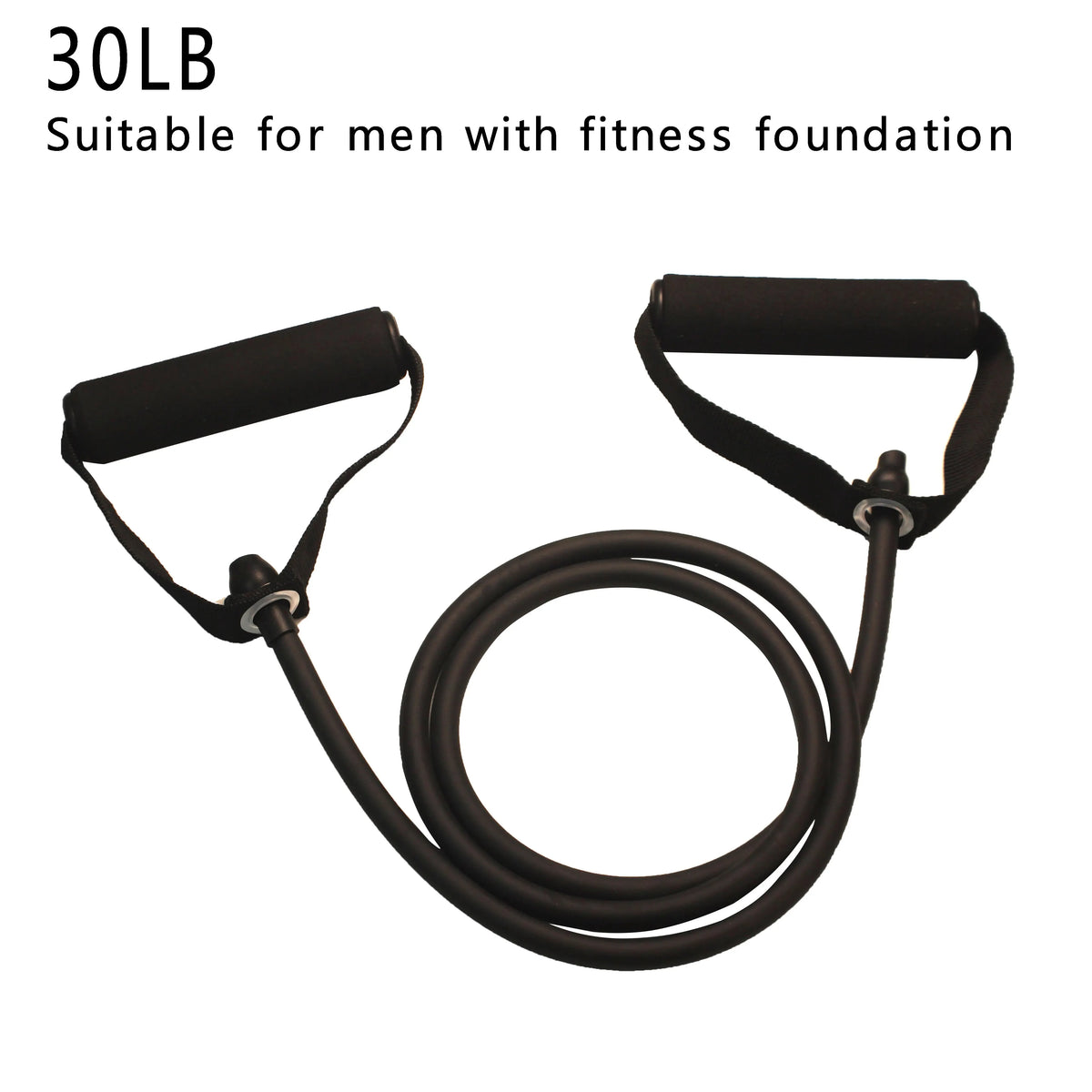 Resistance Bands with Handles, 10–30 lbs