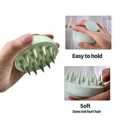 Silicone Shampoo & Scalp Massage Brush