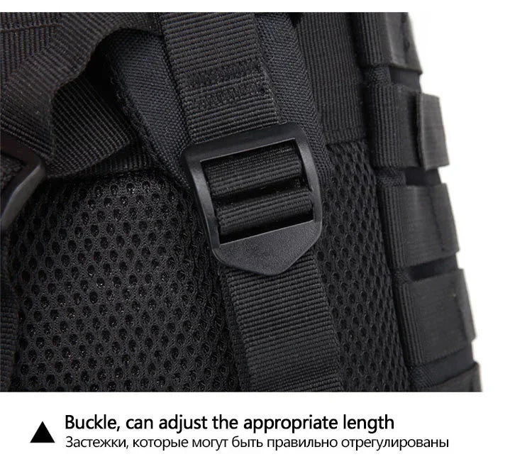 45L Tactical Backpack – Molle Hiking & Camping Pack