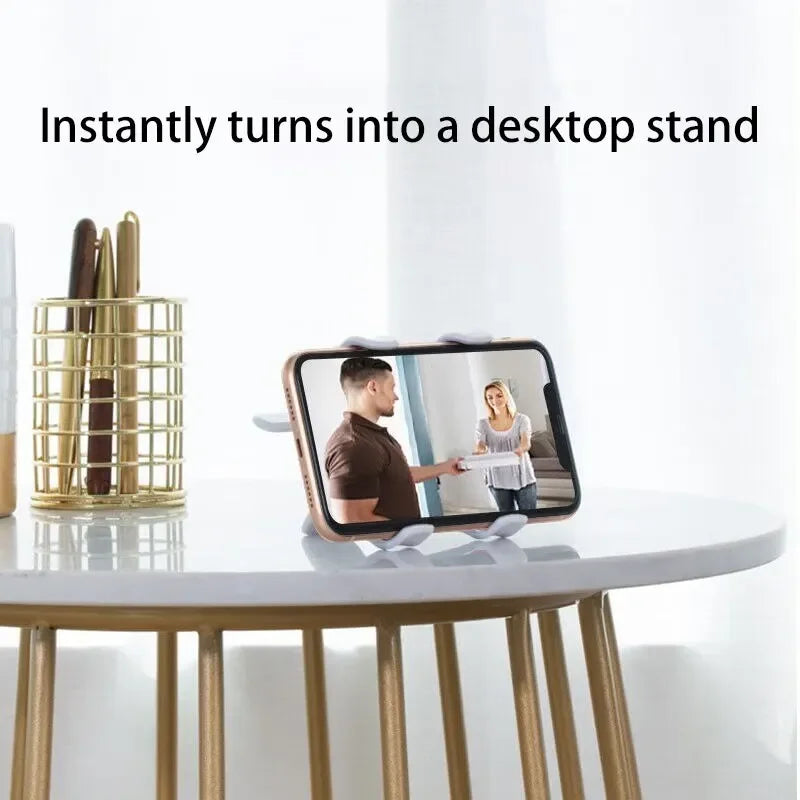 Flexible Gooseneck Phone Holder — Long Arm Clamp Mount for Bed, Desk & Live Streaming