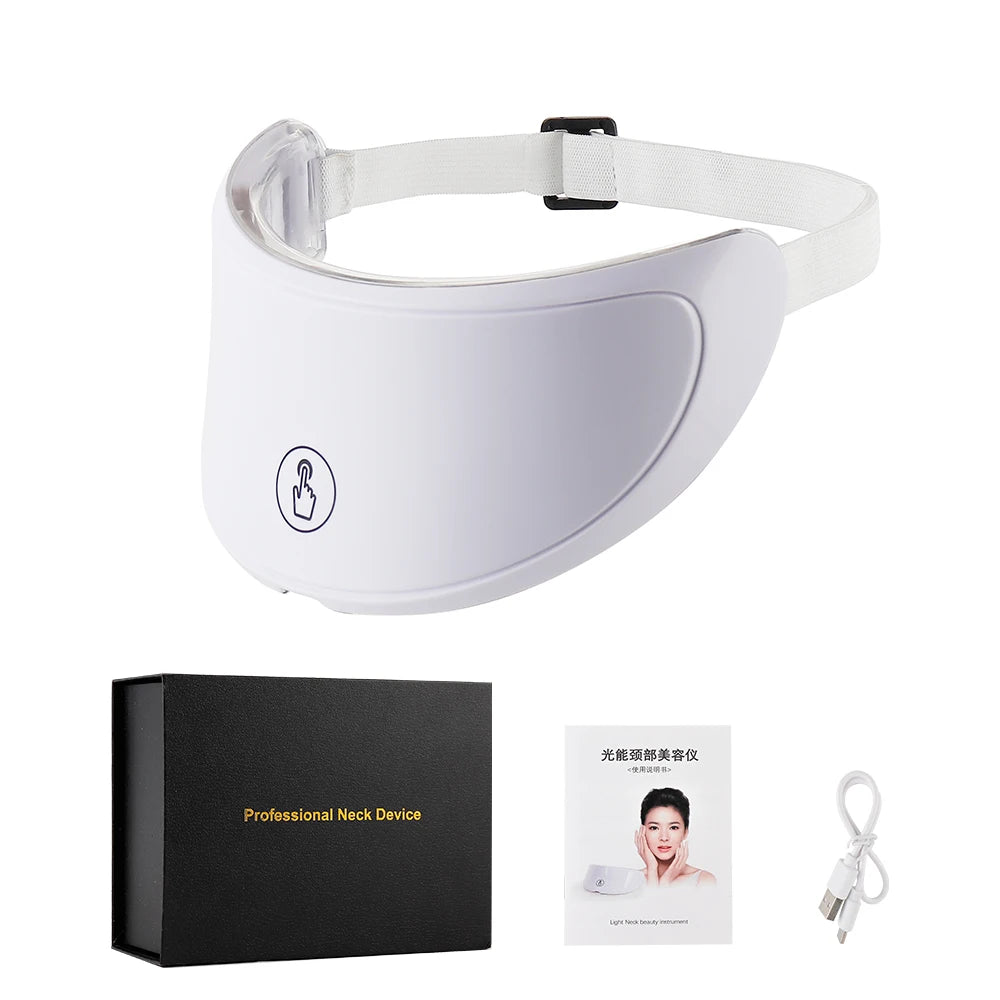 LED Neck Beauty Mask — 7-Color Photon Therapy for Anti-Wrinkle & Skin Tightening - Flexivo