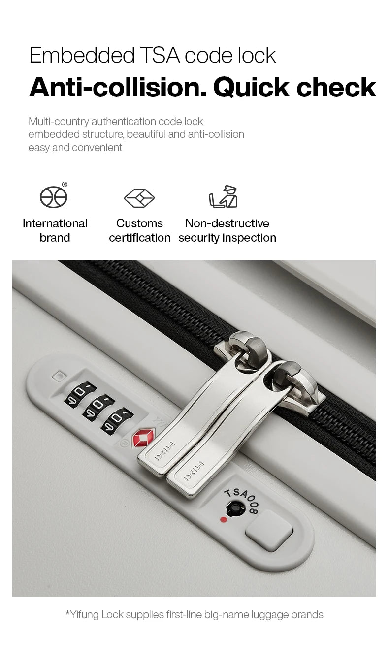 Hardside Spinner Suitcase with Wide Handle — 20" & 24"