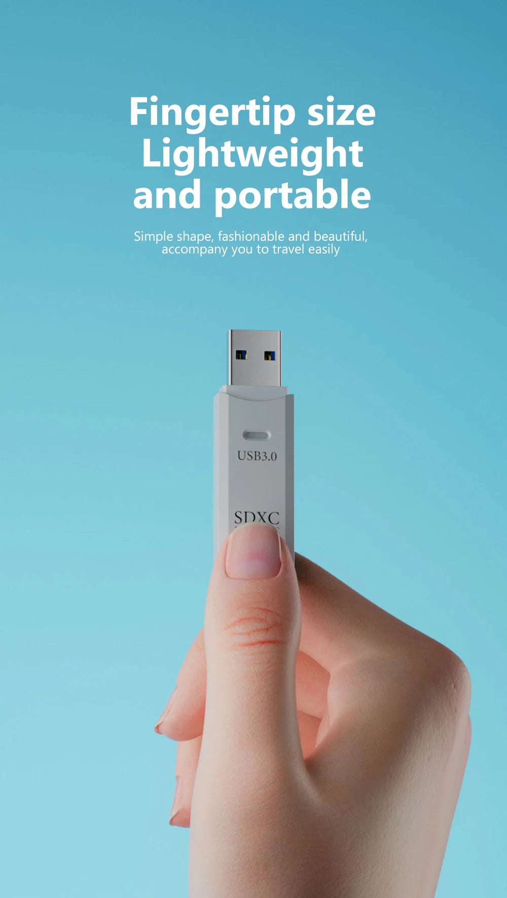 2-in-1 USB SD and microSD Card Reader