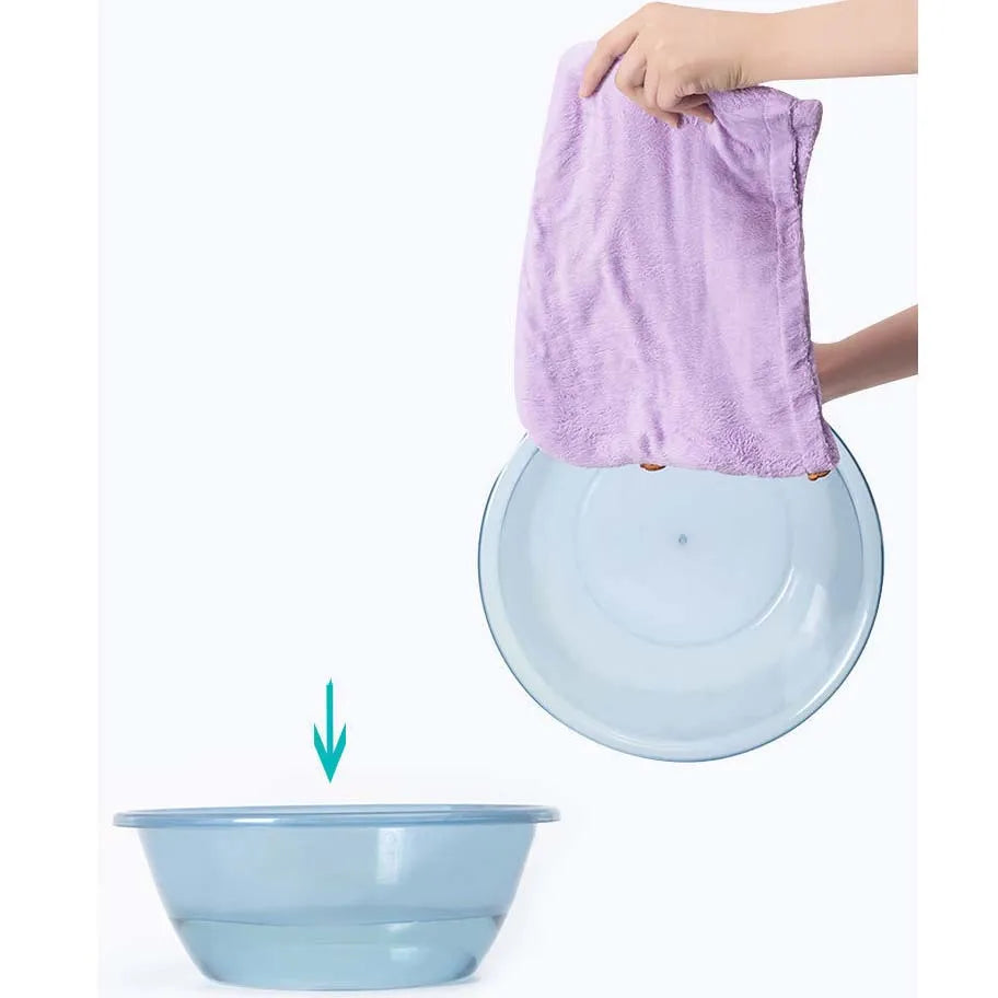 Microfiber Hair Towel Turban - Quick-Dry Anti-Frizz Wrap with Button Lock | Available in 1, 3, 5 & 10-Pack - Flexivo