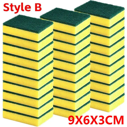 Double-Sided Magic Cleaning Sponge Set | Kitchen Scrubber