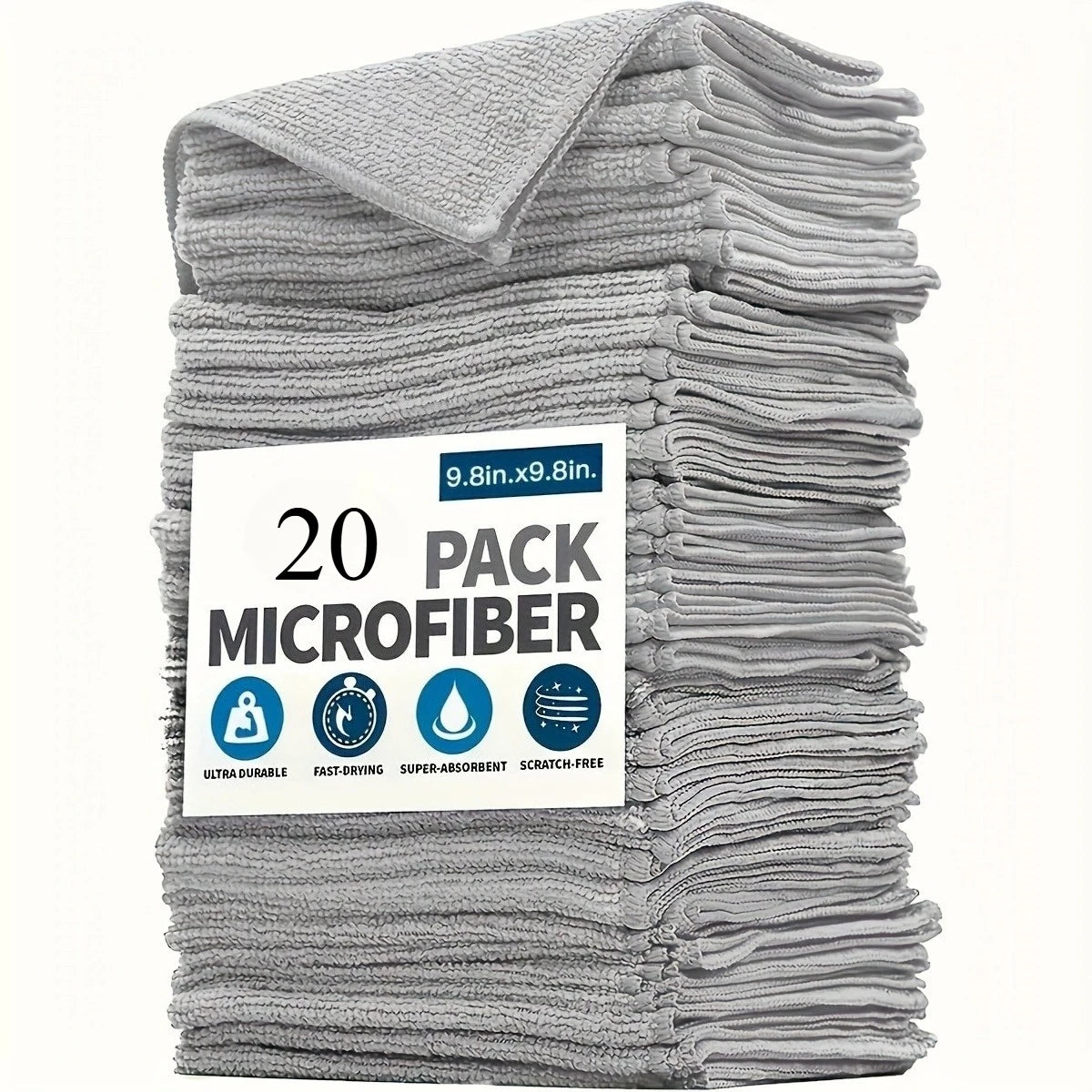 Reusable Microfiber Cleaning Cloths